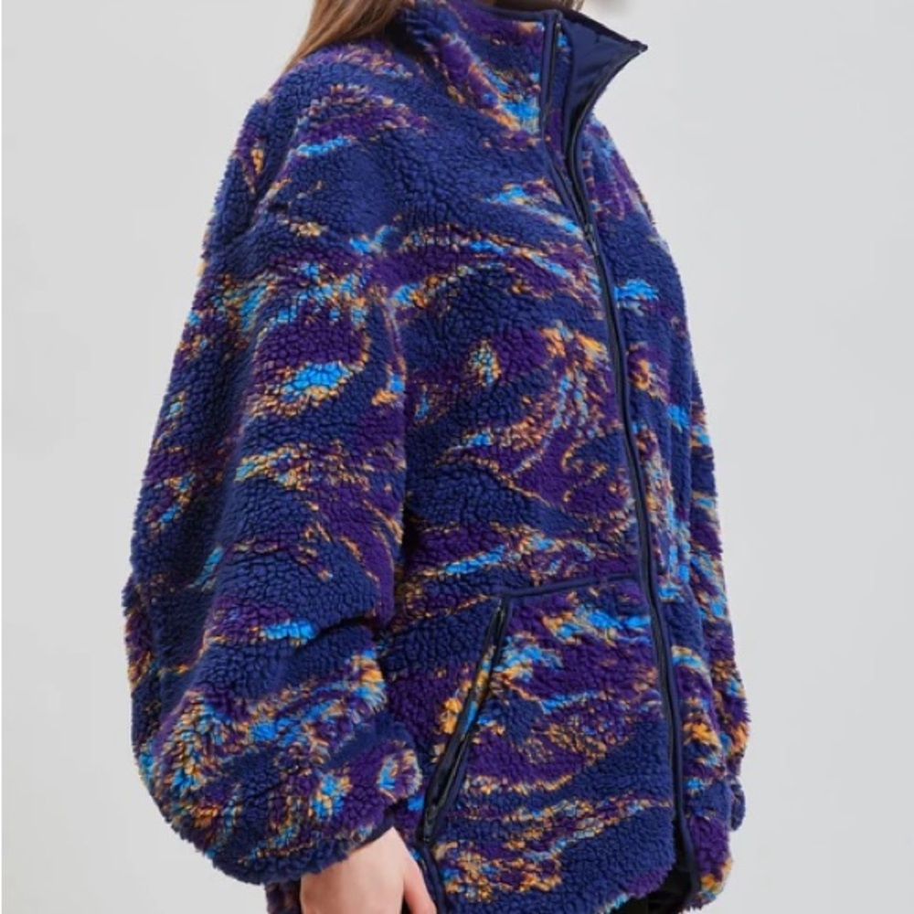 Colorful Fleece Jacket - Picture 4 of 5